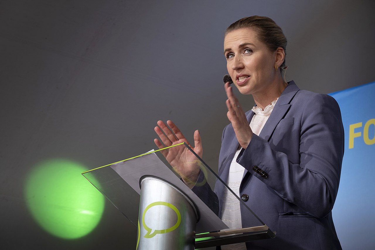 Socialdemokraternes partiformand, Mette Frederiksen, lod regeringsforhandlingerne holde pause og tog til Folkemøde i Allinge. Foto: News Øresund - Johan Wessman <a href="https://creativecommons.org/licenses/by/2.0/">(CC BY-SA 2.0)</a>