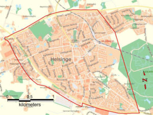 Politiet har indført visitationszone i Helsinge (Handout/Nordsjællands Politi)