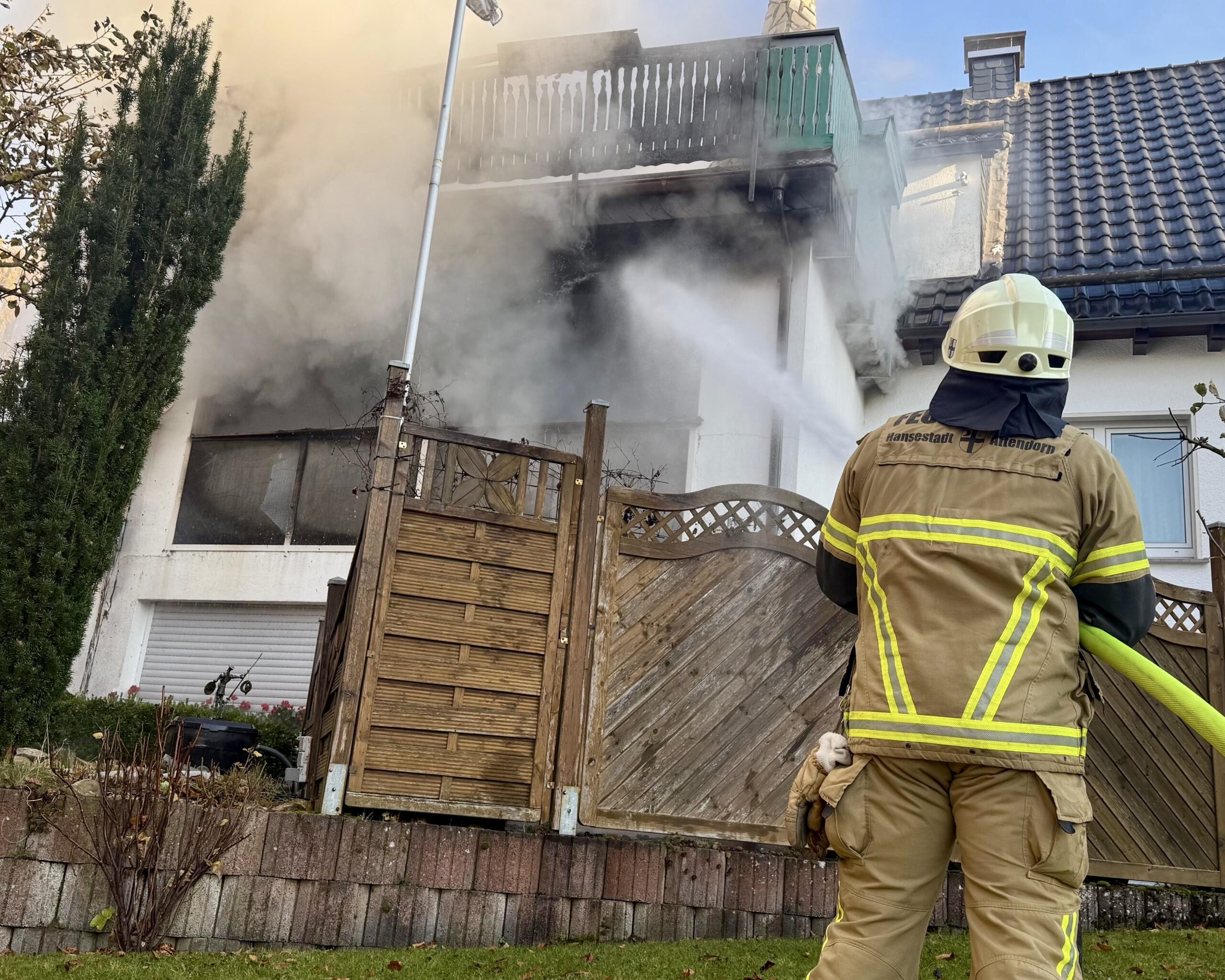 Person alvorligt kvæstet ved boligbrand