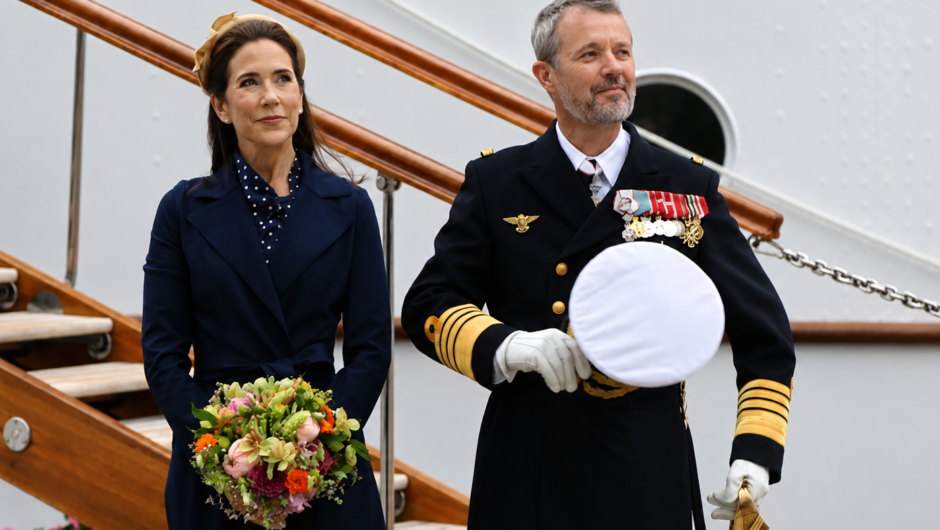 Kongen og dronningen.